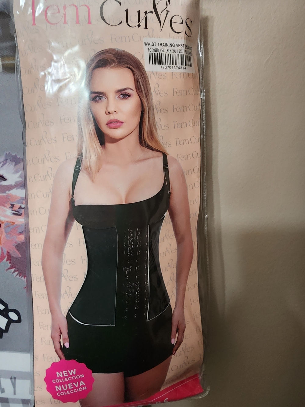 FemCurves Black Waist Training Vest
